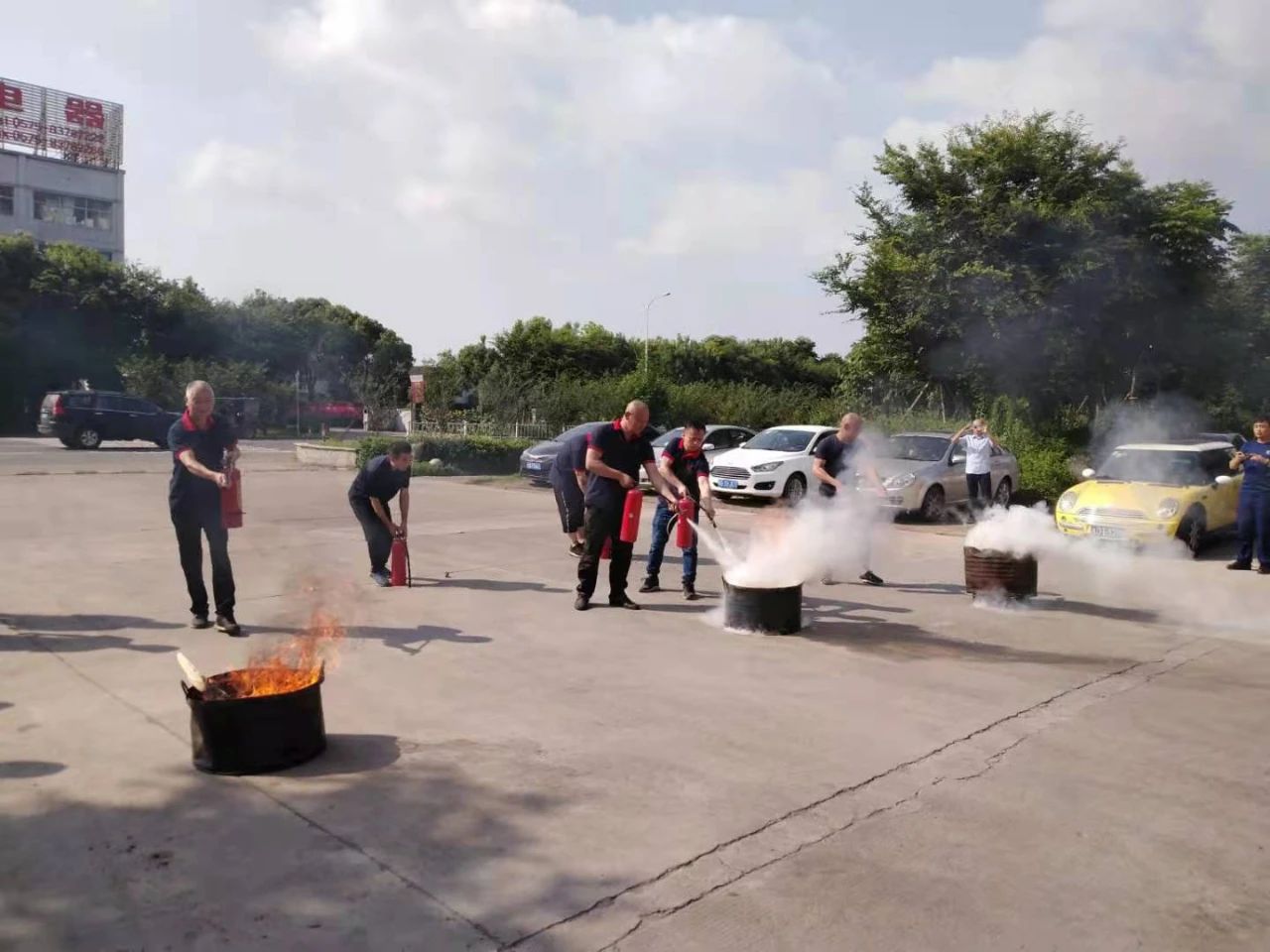 مانور آتش نشانی مجموعه فعالیت های 